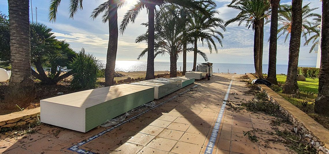 Plataforma elevadora para materiales de construcción